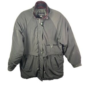 P.A. ORIGINALS Womens Green Velvet Trimmed Puffer Jacket Winter Coat Size‎ 1X